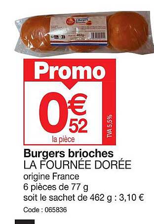 burgers brioches la fournée dorée