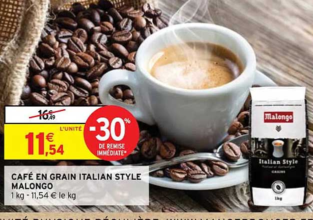 Café En Grain Italian Style Malongo