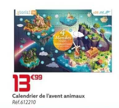 calendrier de l'avent animaux