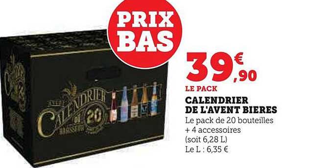 calendrier de l'avent bières