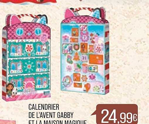 calendrier de l'avent gabby et la maison magique