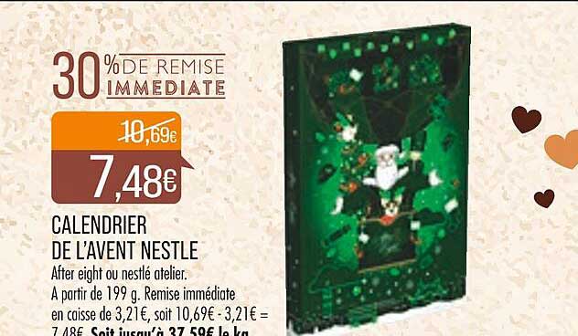 calendrier de l'avent nestlé