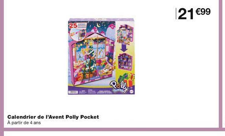 calendrier de l'avent polly pocket