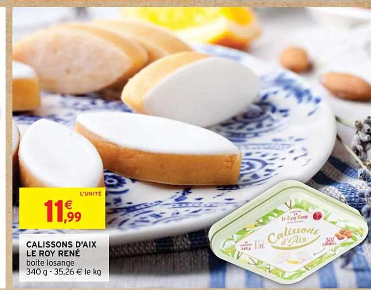 calissons d'aix le roy rené