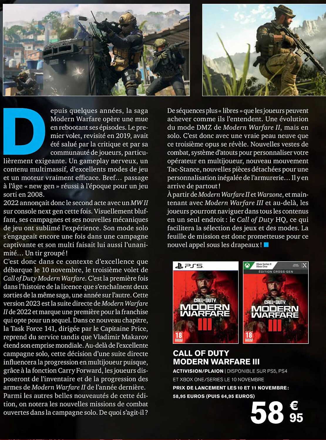 call of duty modern warfare III