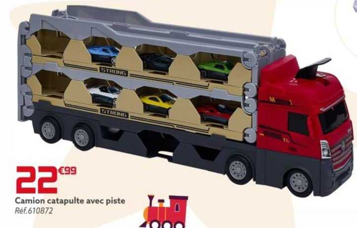 camion catapulte avec piste
