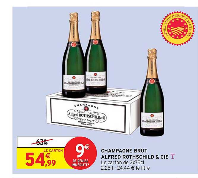champagne brut alfred rothschild & cie