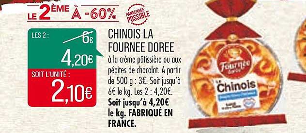 chinois la fournée dorée