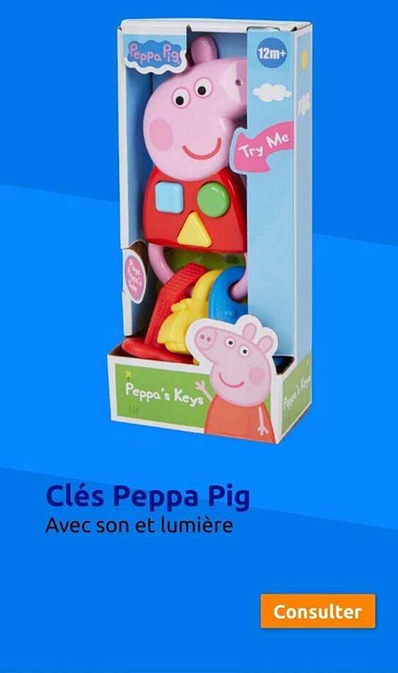 clés peppa pig