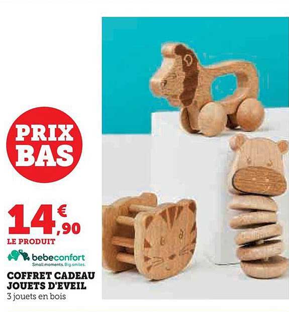 coffret cadeau jouets d'éveil bébé confort