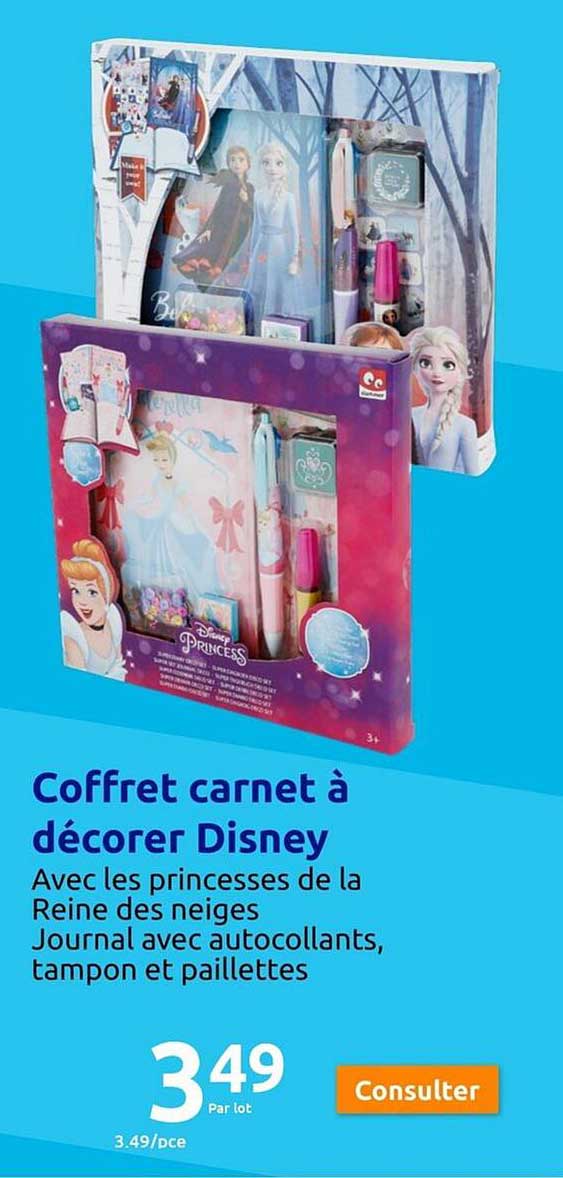 Coffret Carnet à Décorer Disney