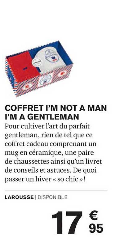 coffret i'm not a man i'm a gentleman