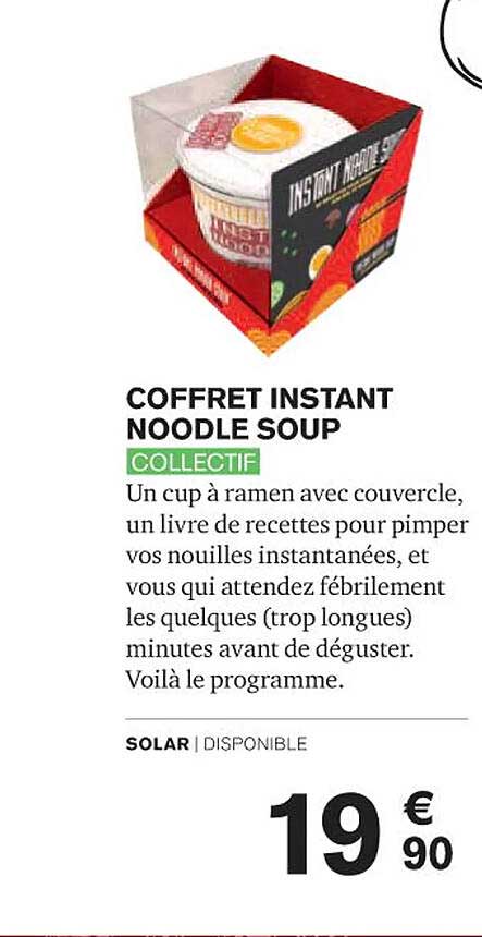coffret instant noodle soup