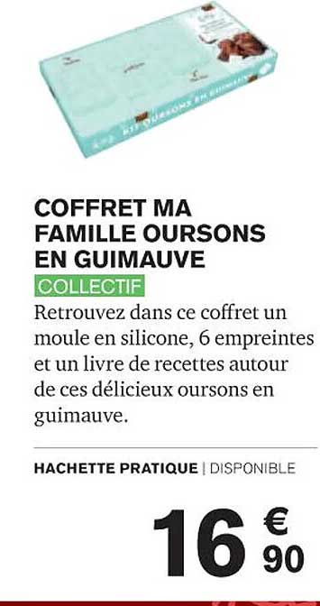 coffret ma famille oursons en guimauve collectif