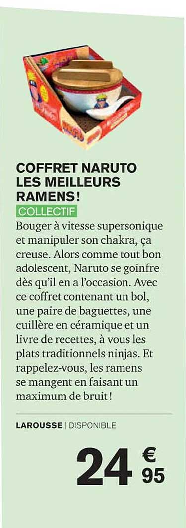 coffret naruto les meilleurs ramens!