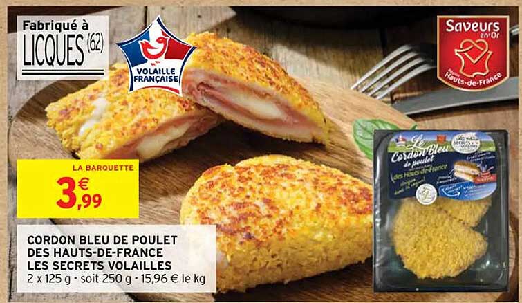 cordon bleu de poulet des hauts-de-france les secrets volailles