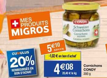 cornichons condy