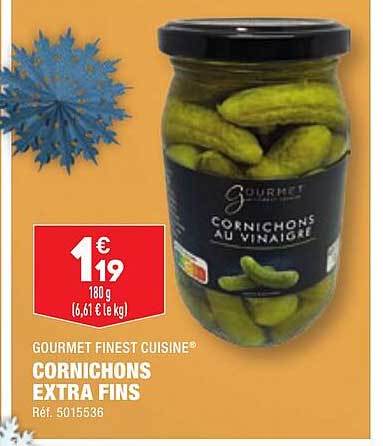Cornichons Extra Fins Gourmet Finest Cuisine