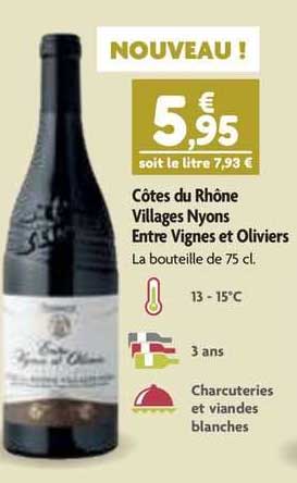 côtes du rhône villages nyons entre vignes et oliviers