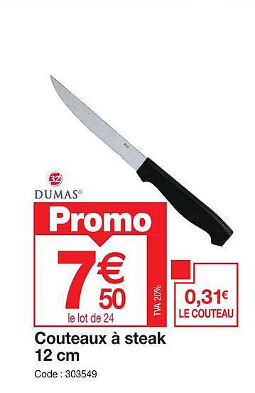 Couteaux à Steak 12 Cm Dumas