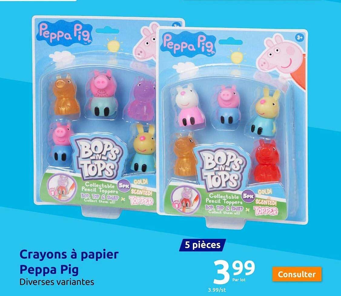 crayons à papier peppa pig