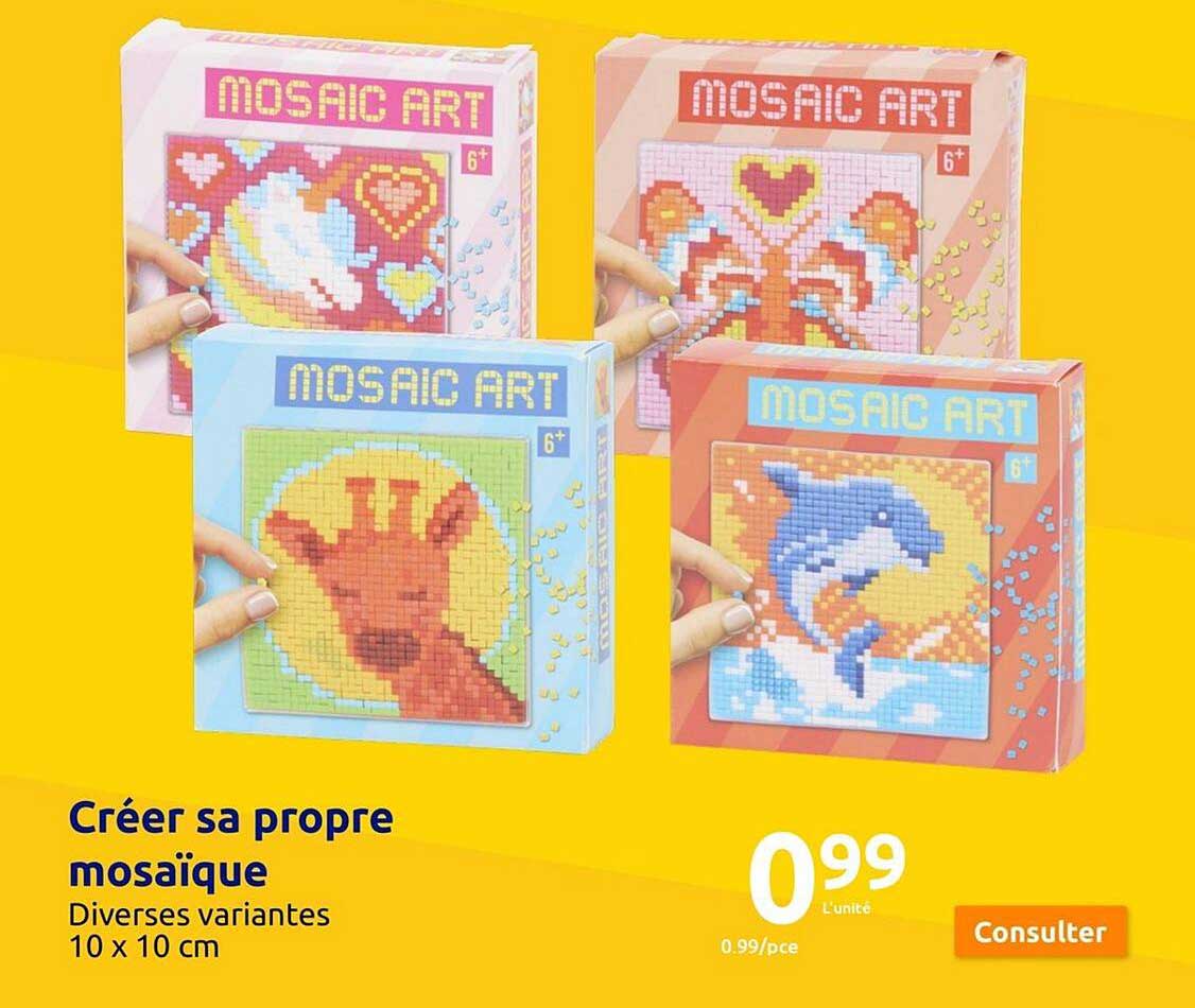 créer sa propre mosaïque