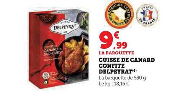 cuisse de canard confite delpeyrat