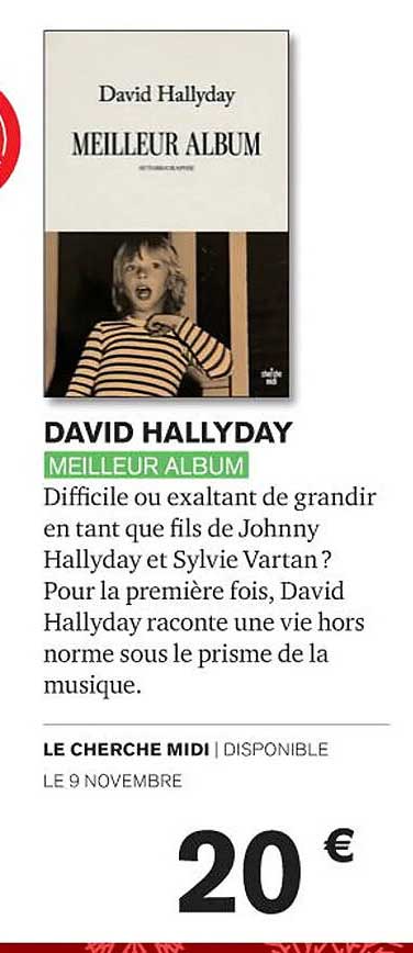 david hallyday - meilleur album