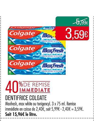 Dentifrice Colgate