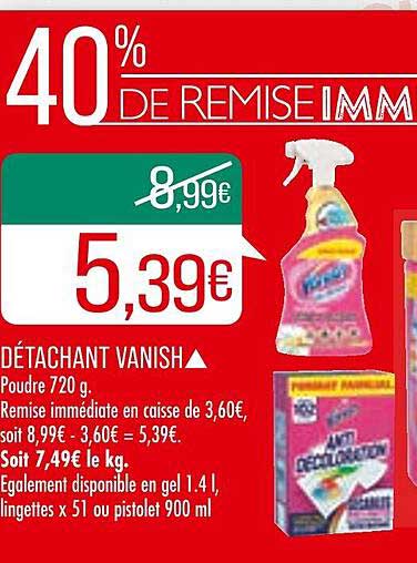 Détachant Vanish