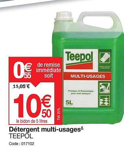 détergent multi-usages teepol