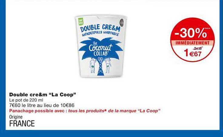 double cre&m "la coop"