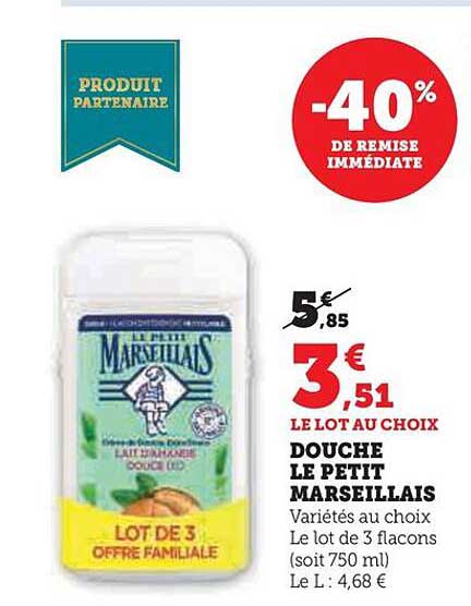 Douche Le Petit Marseillais