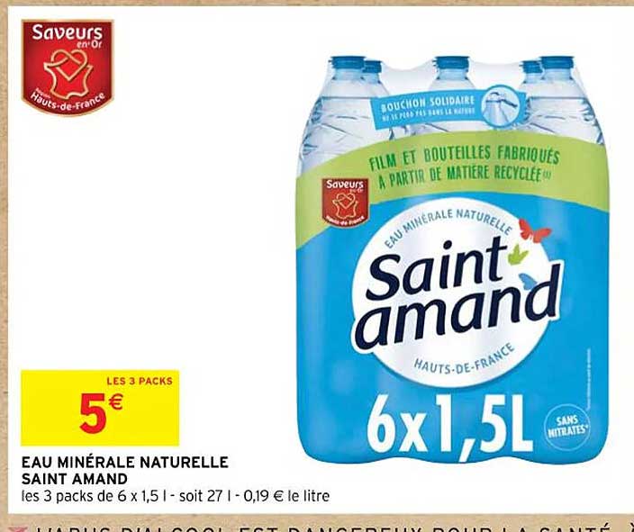 Eau Minérale Naturelle Saint Amand