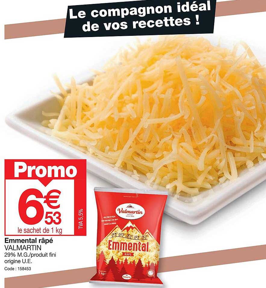 Emmental Râpé Valmartin