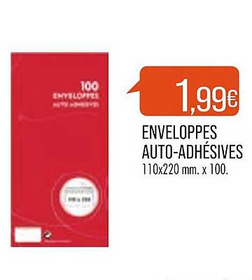 enveloppes auto-adhésives
