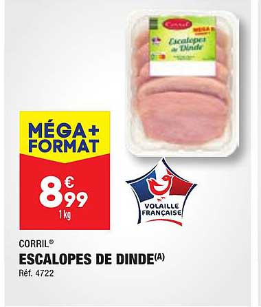 Escalopes De Dinde Corril