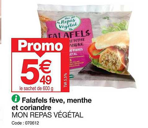 falafels fève, menthe et coriandre mon repas végétal
