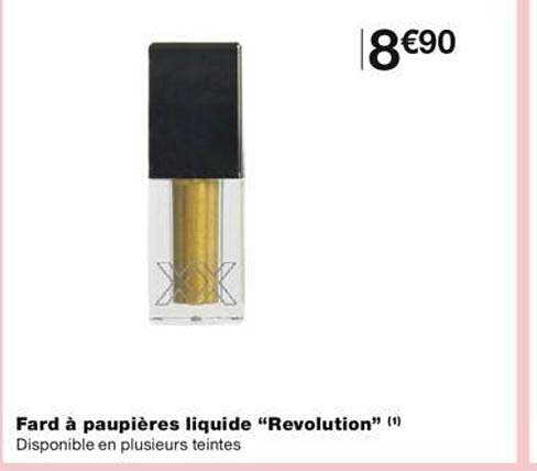 fard à paupière liquide "revolution"