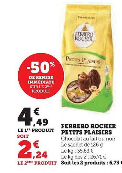 ferrero rocher petits plaisirs