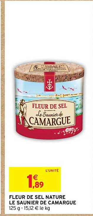 fleur de sel nature le saunier de camargue