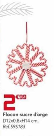 flocon sucre d'orge