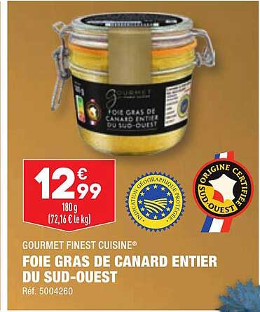 foie gras de canard entier du sud-ouest gourmet finest cuisine