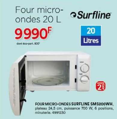 four micro-ondes 20 l surfline