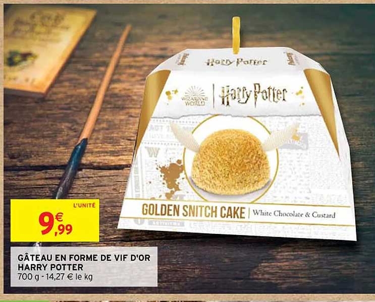 Gâteau En Forme De Vif D'or Harry Potter