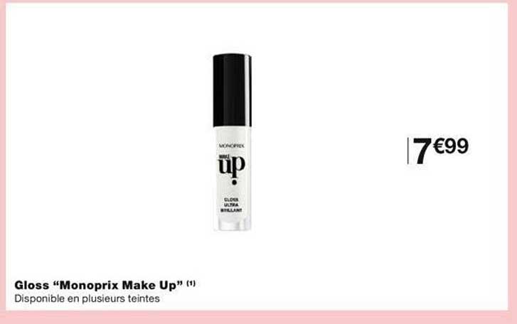 gloss "monoprix make up"