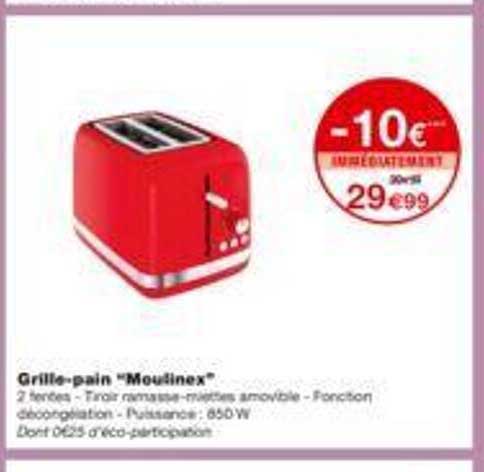 grille-pain "moulinex"