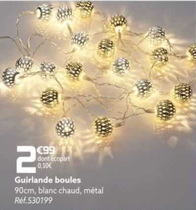 Guirlande Boules
