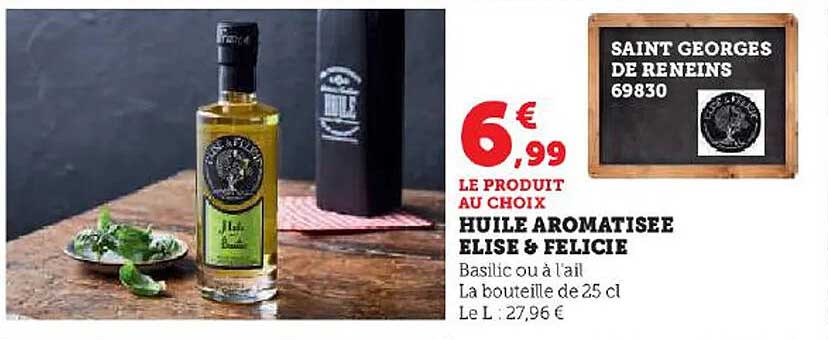 huile aromatisée élise & félicie