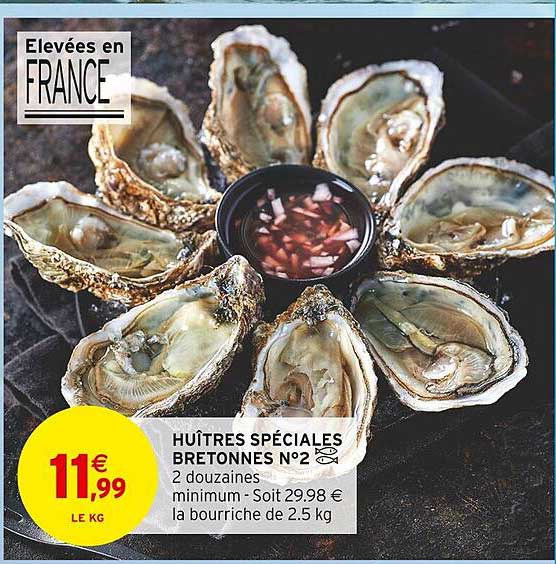 Huîtres Spéciales Bretonnes N°2